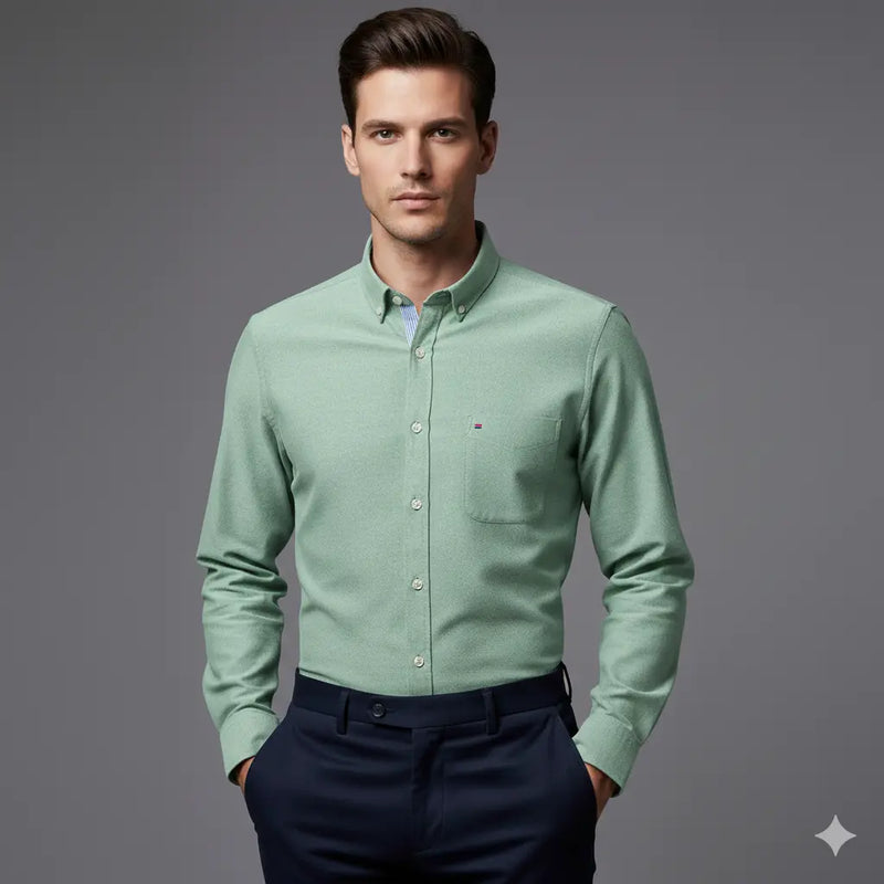 Camisa Social Masculina Diluxo Oxford