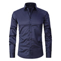 Camisa Social Masculina Anti Amasso Max Comfot