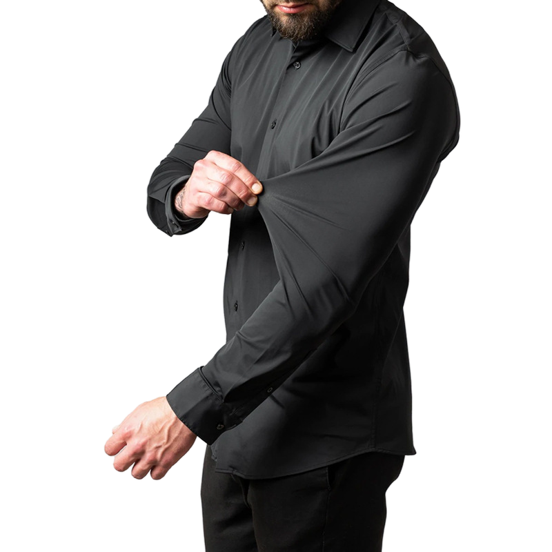 Camisa Social Masculina Anti Amasso Max Comfot