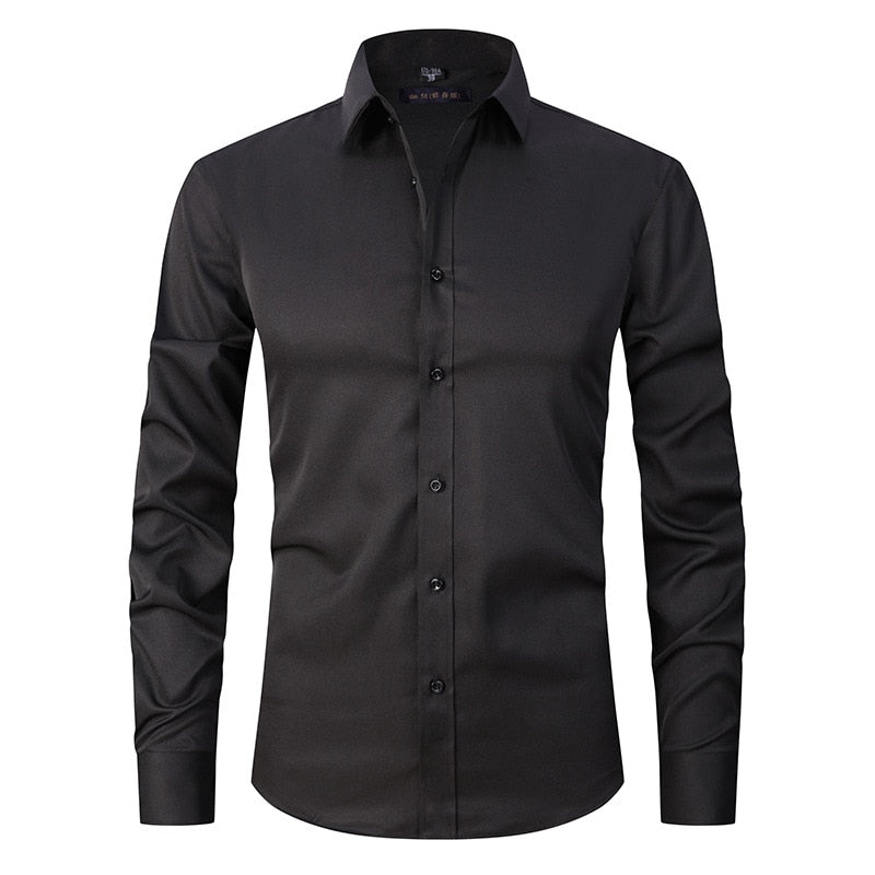 Camisa Social Masculina Anti Amasso Max Comfot