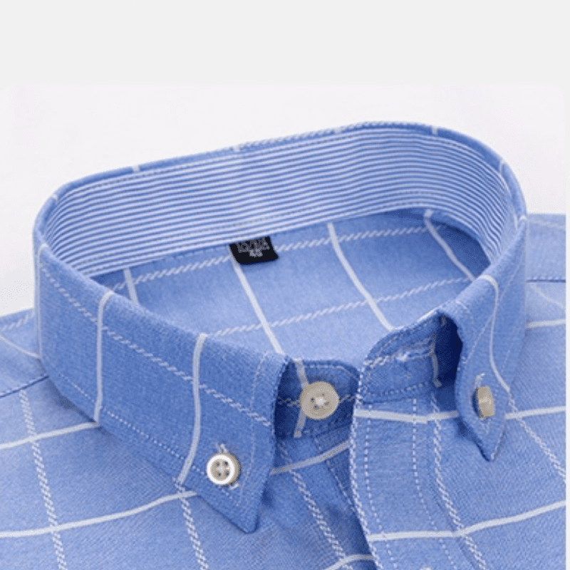Camisa Social Masculina Oxford Xadrez