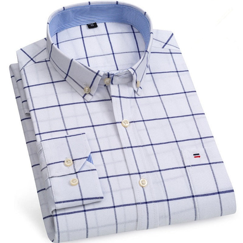 Camisa Social Masculina Oxford Xadrez