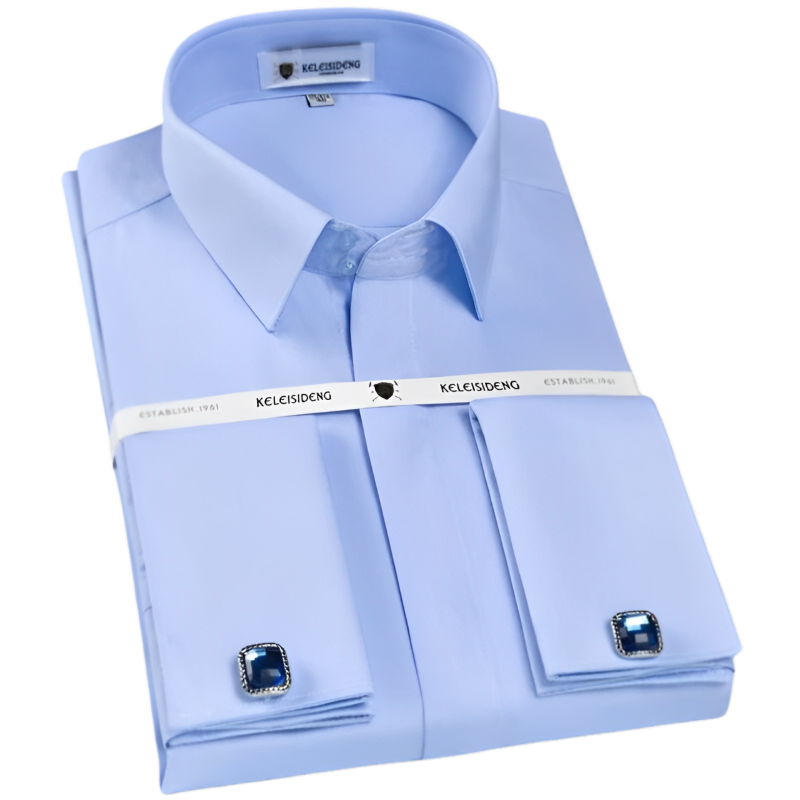 Camisa Social Masculina Punho Duplo Francês