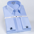 Camisa Social Masculina Punho Duplo Francês