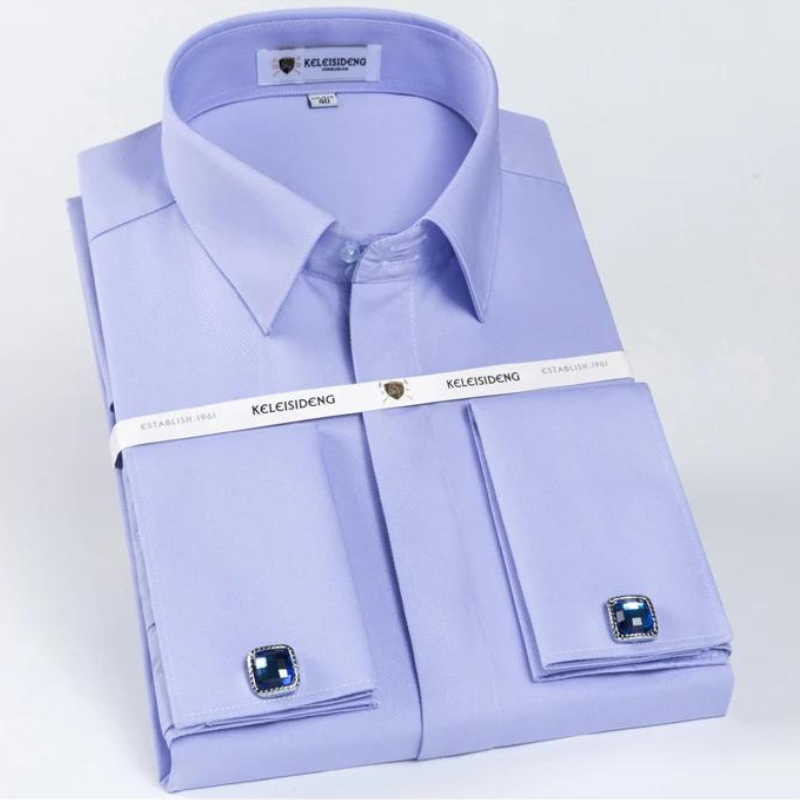 Camisa Social Masculina Punho Duplo Francês