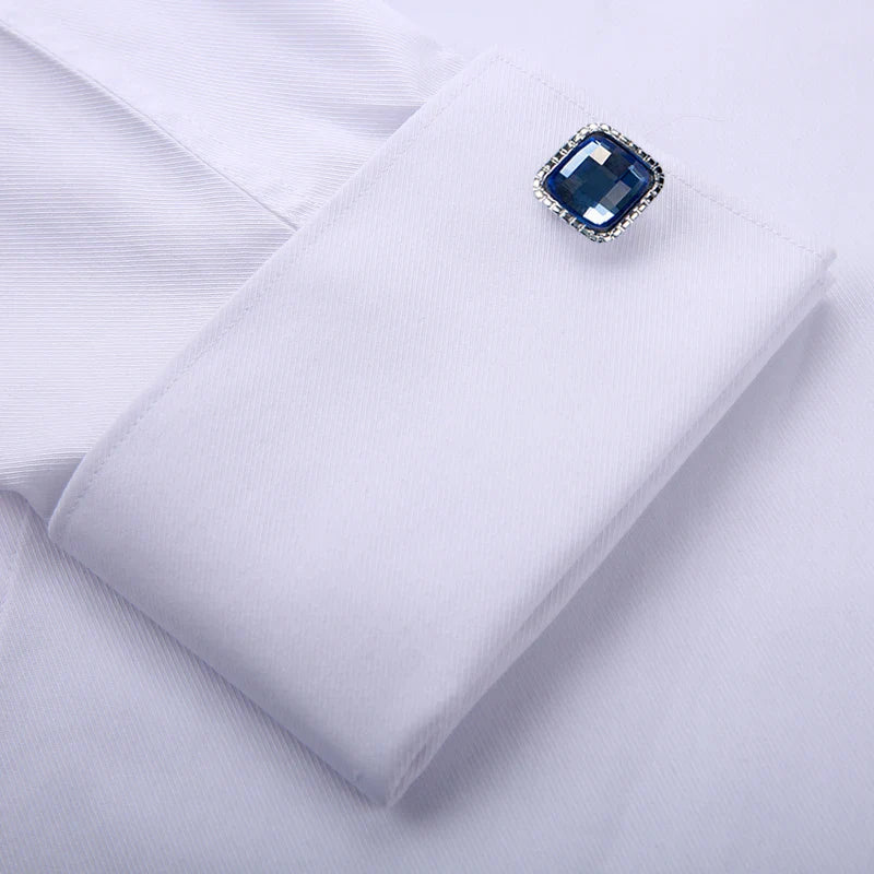 Camisa Social Masculina Punho Duplo Francês