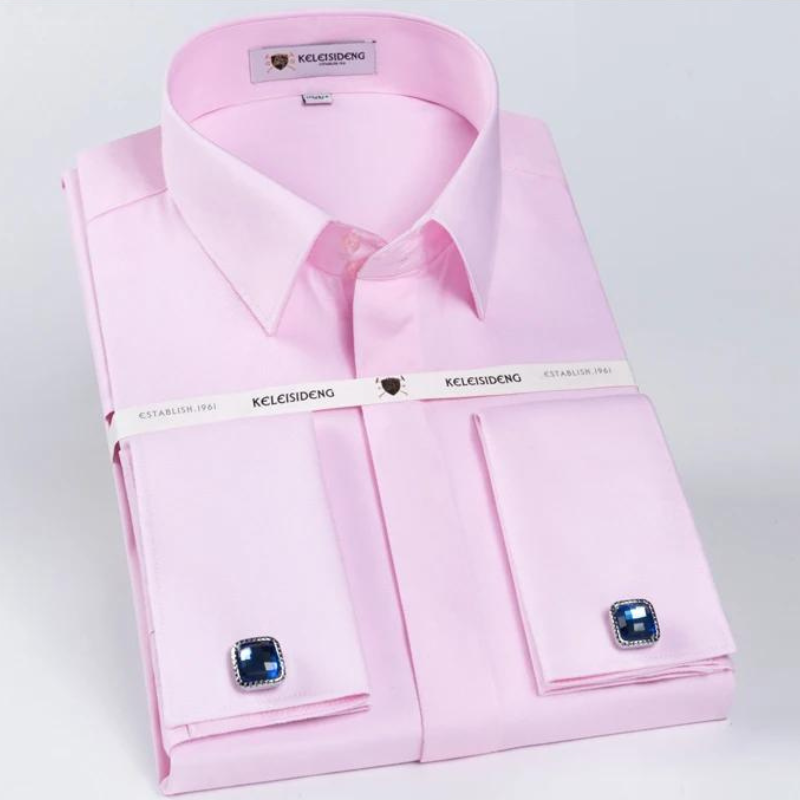 Camisa Social Masculina Punho Duplo Francês