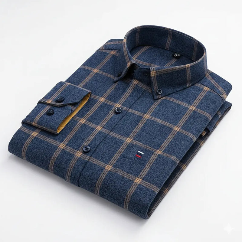 Camisa Social Masculina Xadrez Everest