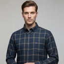 Camisa Masculina Xadrez Social Manga Longa Everest