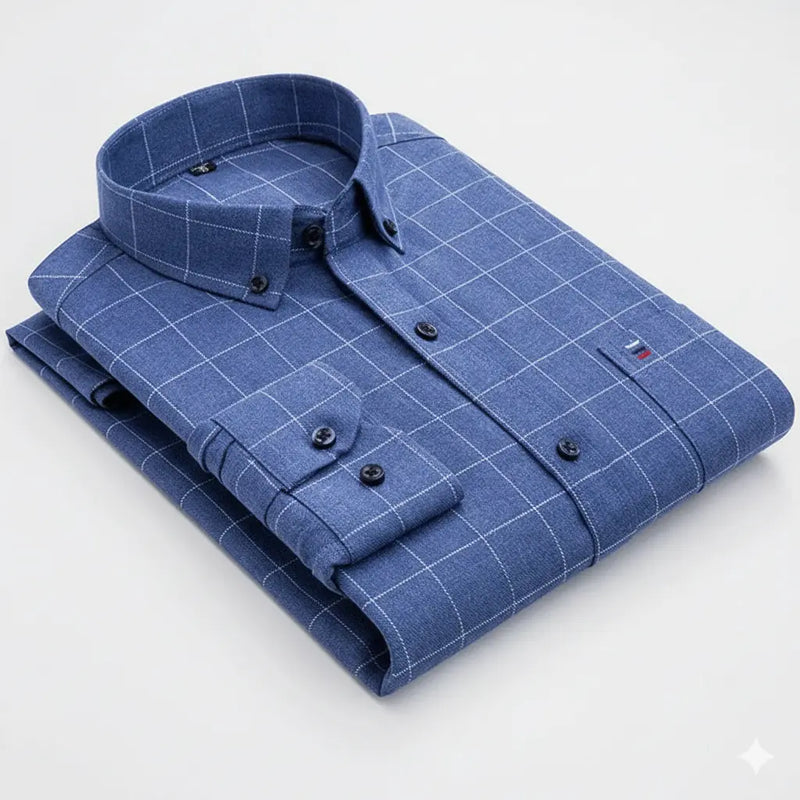 Camisa Social Masculina Xadrez Everest