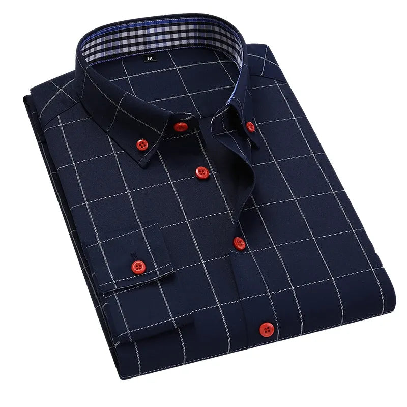 Camisa Xadrez Masculina Manga Longa Bless