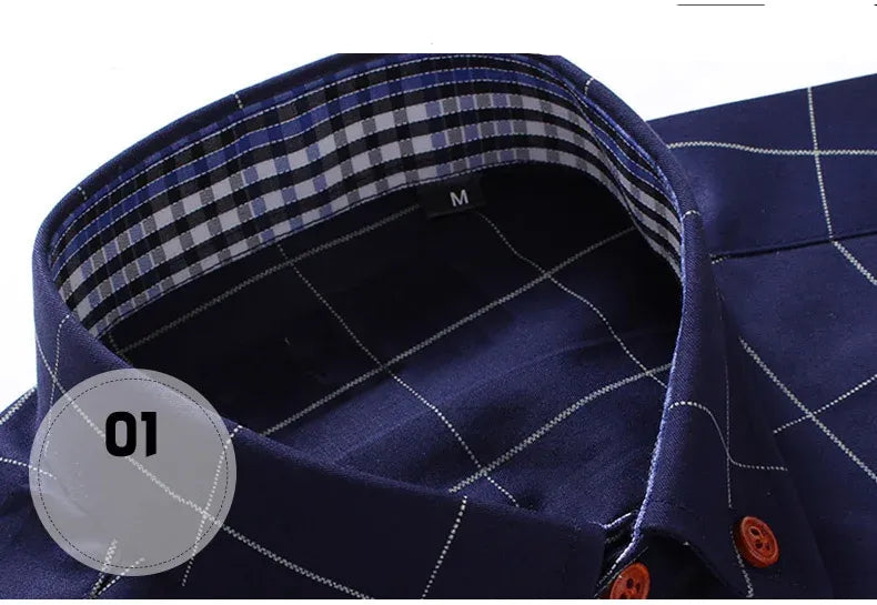Camisa Xadrez Masculina Manga Longa Bless