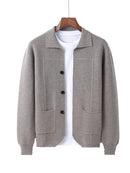 Cardigan Masculino de Lã Australiano