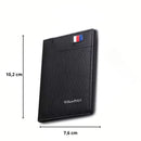 Carteira Slim de Couro Masculina William Polo Atenas