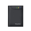 Carteira Slim de Couro Masculina William Polo Maximus