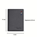 Carteira Slim de Couro Masculina William Polo Veneza