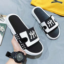 Chinelos masculinos antiderrapantes, sandálias de praia, chinelos de exterior, esportivos, roupa de rua, sapatos casuais, tendência da moda, verão