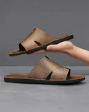 Chinelo Masculino em Couro Legítimo Micci