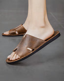 Chinelo Masculino em Couro Legítimo Micci