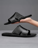 Chinelo Masculino em Couro Legítimo Micci