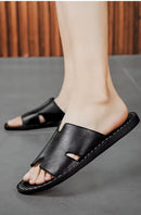 Chinelo Masculino em Couro Legítimo Micci