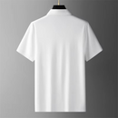 Conjunto Polo Masculino em Seda Gelo Minimalista San Martiny