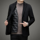 Conjunto de Casaco de Lã Italiana