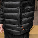 Jaqueta Puffer Masculina Com Capuz