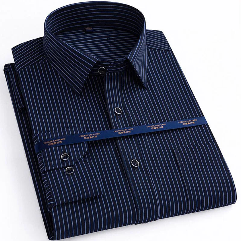 Camisa Social Masculina Plus Size Minery