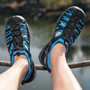 Novo verão sandálias masculinas de couro genuíno design de moda respirável sapatos casuais fundo macio sandálias de praia ao ar livre tamanho grande 48