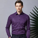 Camisa Social Manga Longa Masculina Madrish roxo