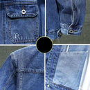 Harajuku designer de moda solta casual jeans jaquetas primavera outono outerwear casacos roupas masculinas streetwear luxo jaqueta de inverno