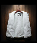 Jaqueta Jeans Masculina Gola Alta Classic