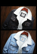 Jaqueta Jeans Masculina Gola Alta Classic