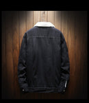 Jaqueta Jeans Masculina Gola Alta Classic