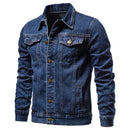 Jaqueta jeans masculina moda motocicleta jeans jaquetas causal oversized algodão casual preto azul denim jaqueta homem outerwear casaco
