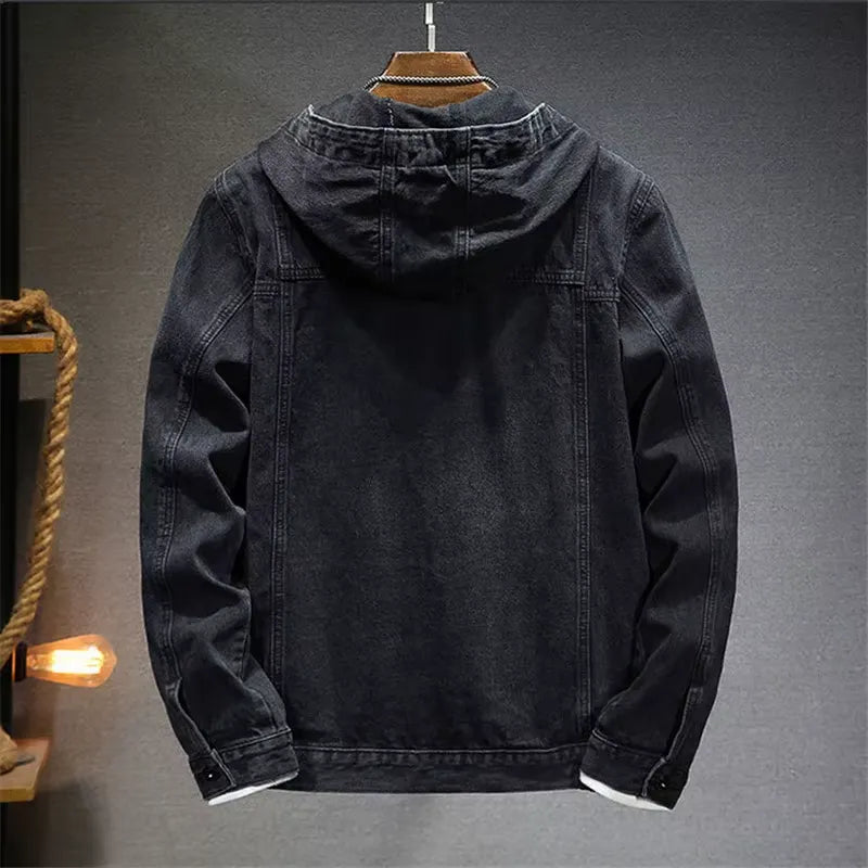 Jaqueta Jeans Masculina com Capuz Urban