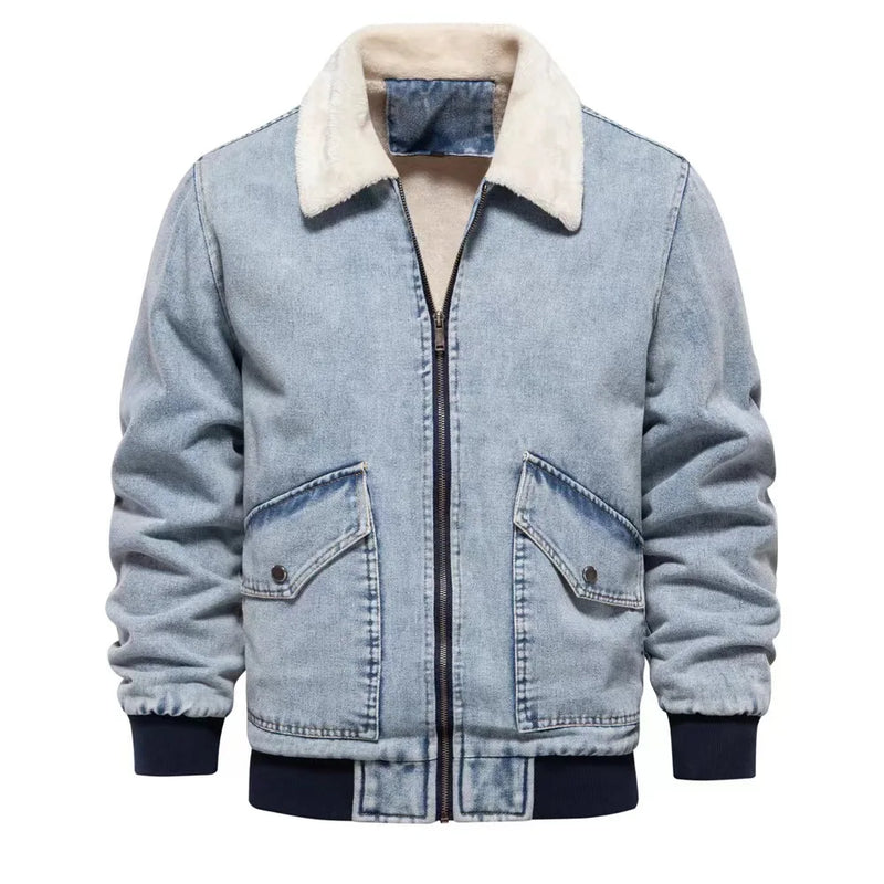 Jaqueta Jeans Masculina com Forro Paris