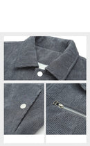 Jaqueta Masculina de Veludo com Forro Térmico Elegante