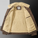 Jaqueta Masculina em Camurça Forrada em Lã Marseille