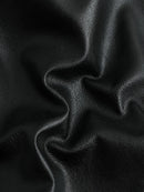 Jaqueta Masculina em Couro Gola Mandarim American