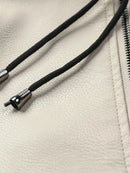 Jaqueta Masculina em Couro Buster - Capuz Removível