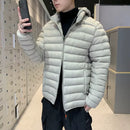 Jaqueta Puffer Masculina Com Capuz Removível Luxy