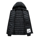 Jaqueta Puffer Masculina Com Capuz Removível Luxy