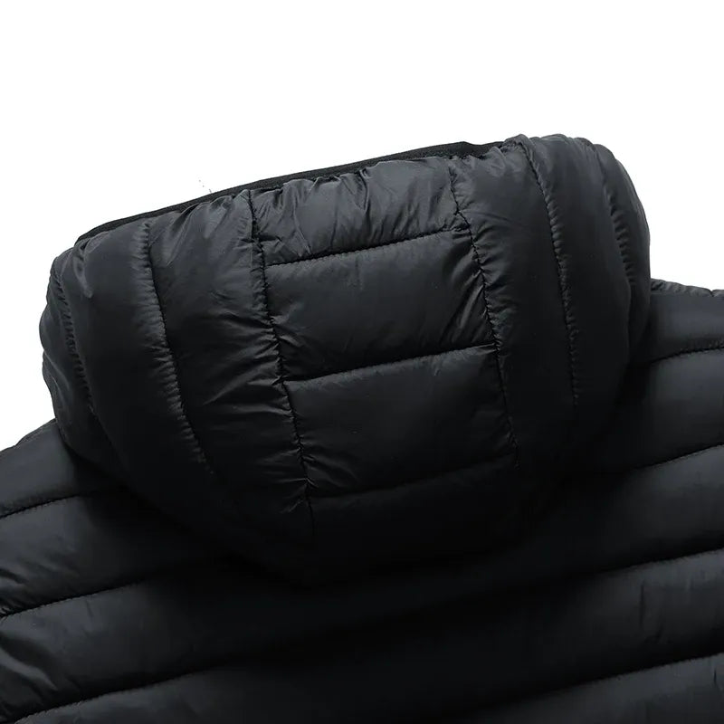 Jaqueta Puffer Masculina Com Capuz Removível Luxy