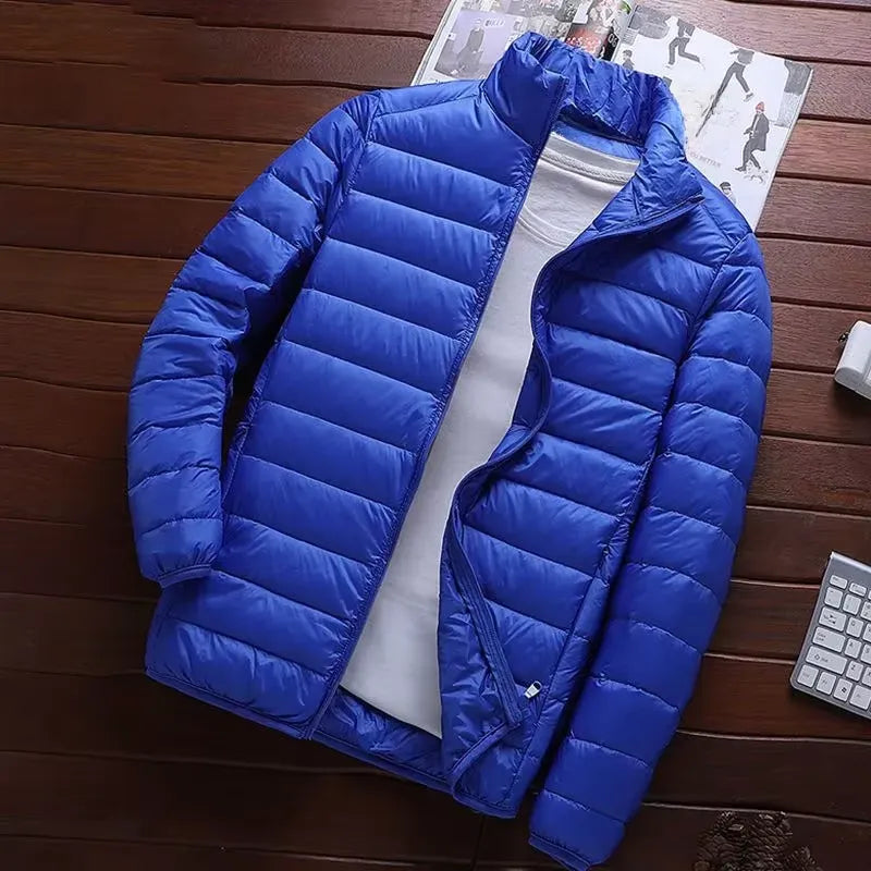 Jaqueta Puffer Masculina Gola Alta Hylo