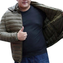 Jaqueta Puffer Masculina Plus Size Nice