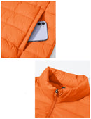 Jaqueta Masculina Puffer Térmica Gola Alta Betti