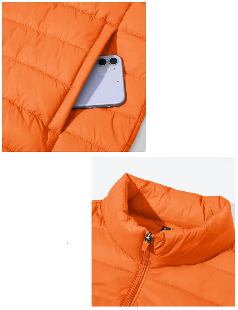 Jaqueta Puffer Masculina Térmica Gola Alta Betti