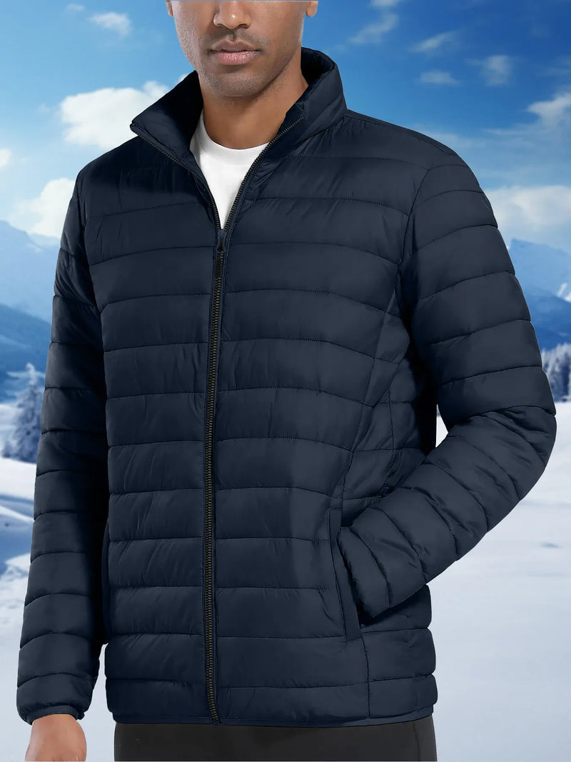 Jaqueta Puffer Masculina Térmica Gola Alta Betti